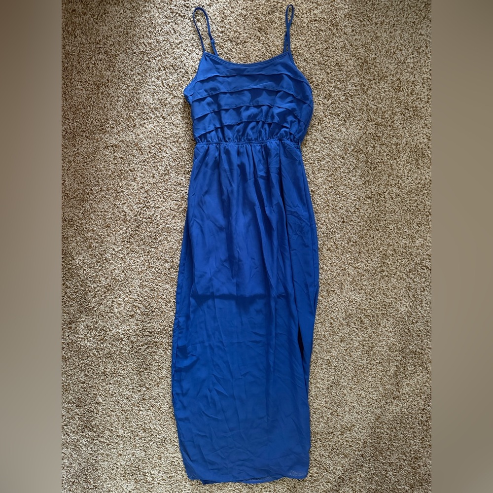 Wet Seal Royal Blue Maxi Dress